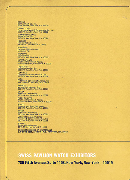 1965 Press Kit cover